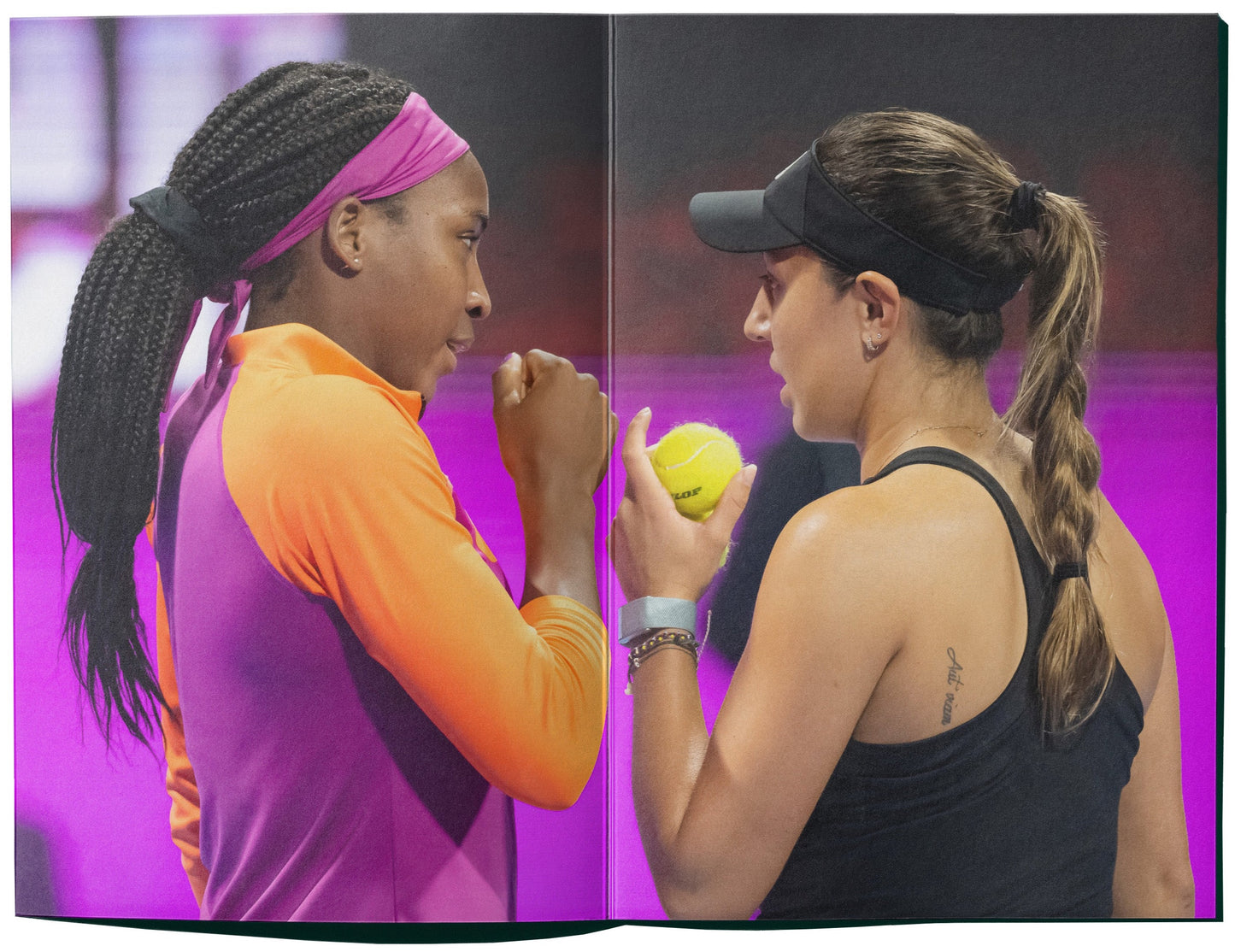 Coco Gauff & Jessica Pegula by Robert Prange