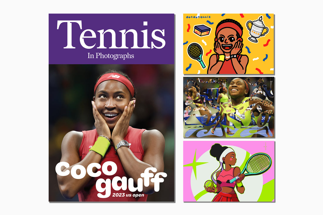 Art Postcards for "Coco Gauff: 2023 US Open"