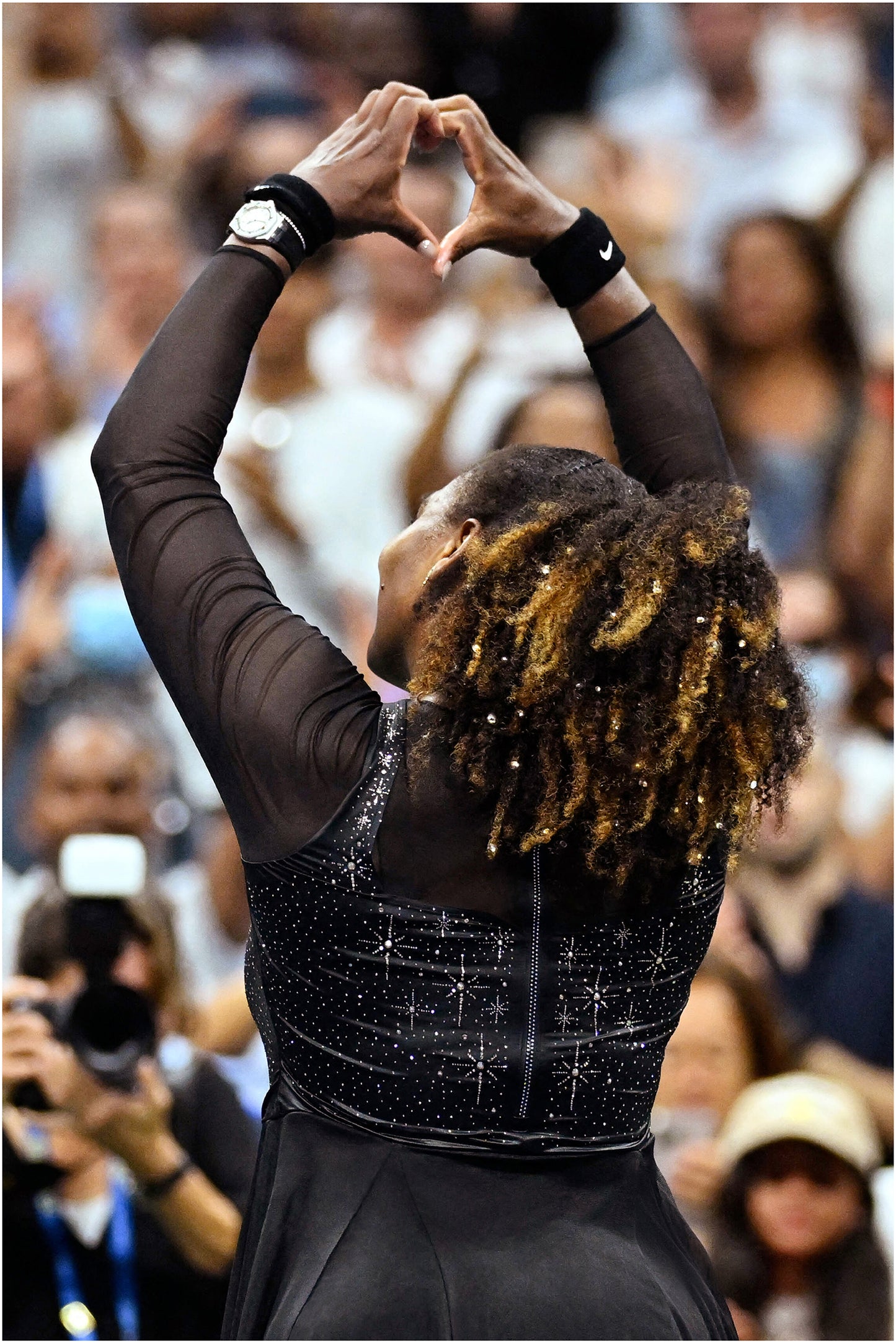 Serena Williams at the US Open by Corinne Dubreuil